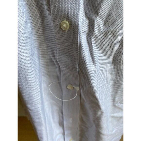 NORDSTROM Men's Shop Smart Care Dress Shirt Sz 17 Traditional Fit - Picture 2 of 8